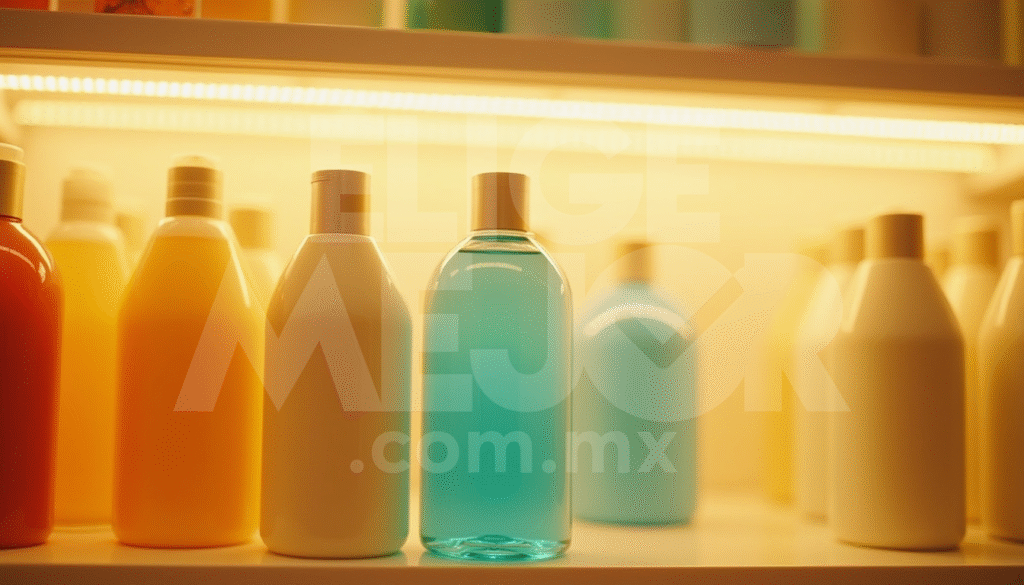 Elige el mejor shampoo para el cuidado del cabello.