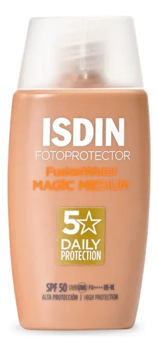 Protector solar con color Isdin Color Fusion Water 50ml FPS 50