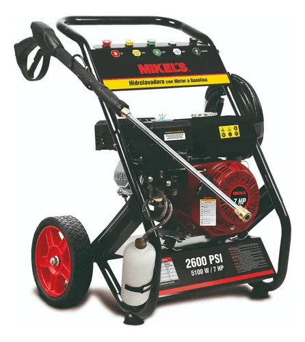 Hidrolavadora de gasolina Mikel's HA 2600, 2600 psi, color negro