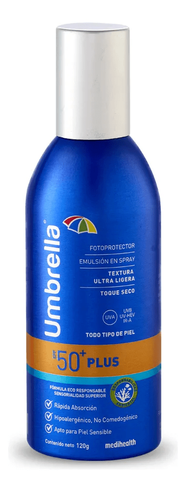 Protector solar en Spray Umbrella Plus SPF 50+