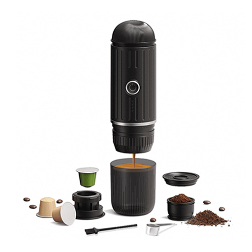 Cafetera portátil (manual o eléctrica)