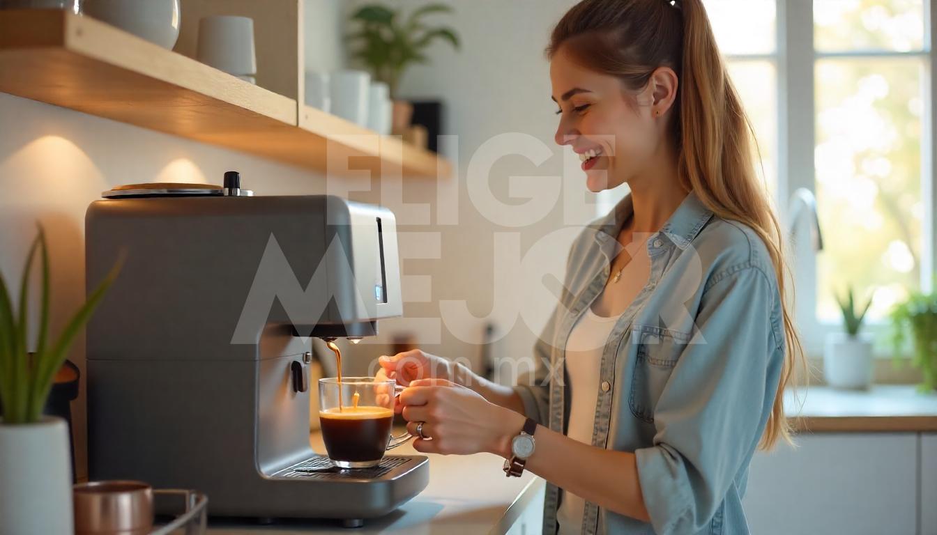 Uso diario eficiente​ de cafetera